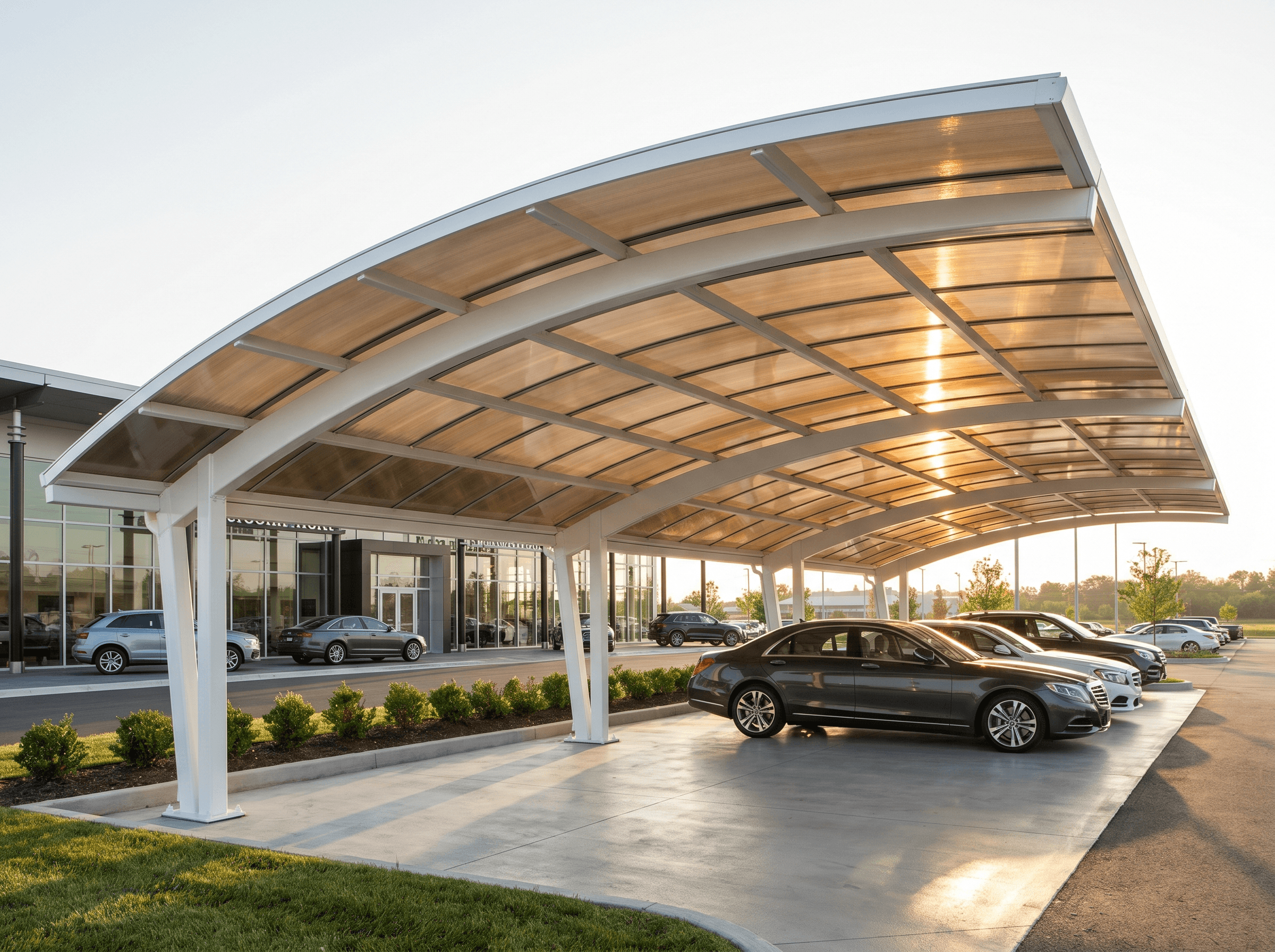Carports — Coxwell polycarbonate