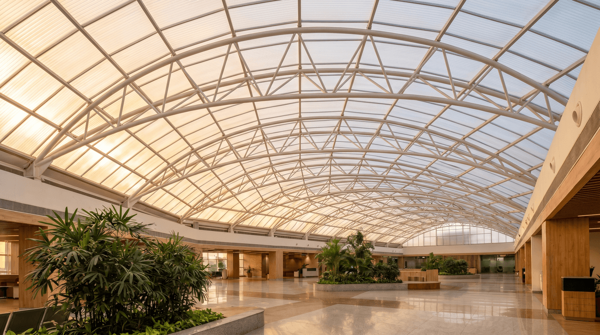 Polycarbonate Skylights & Atriums India | Coxwell