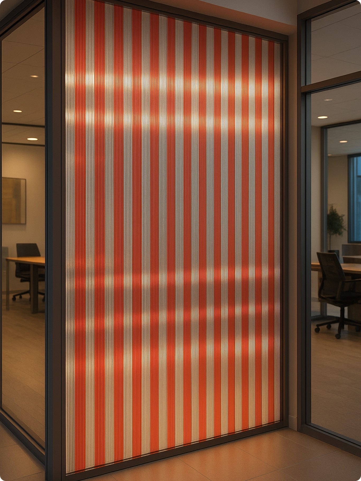 Three-Colour Fusion in Every Panel