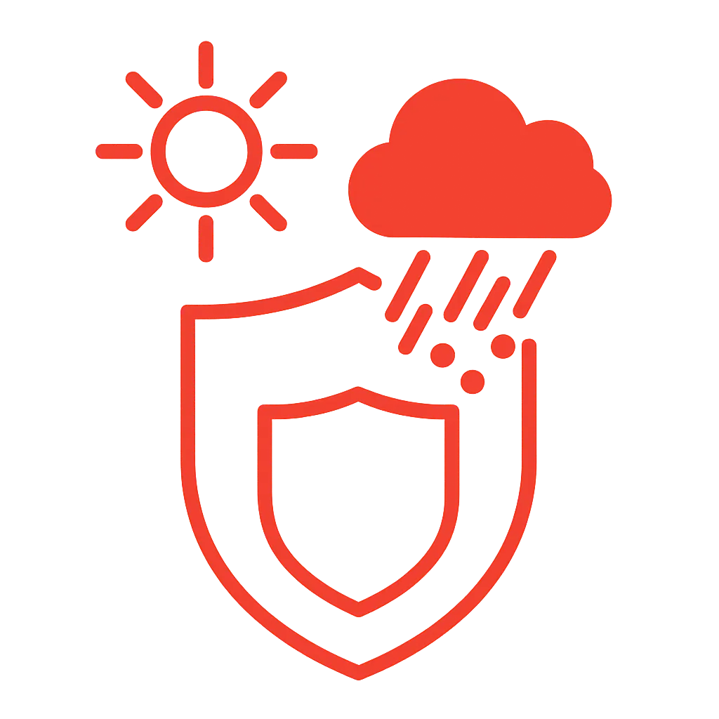 UV-protected and hail-resistant skylight panels