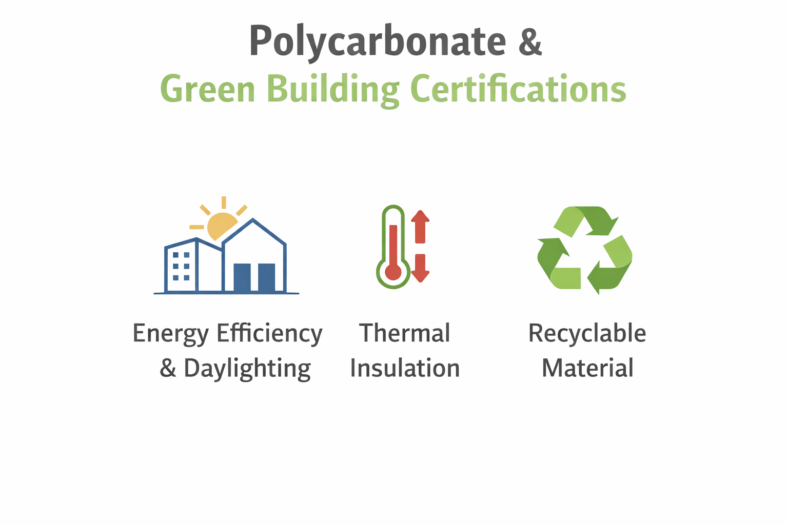 LEED,GRIHA,POLYCARBONATE SHEETS, Green Building Certifications, Multicell Sheets